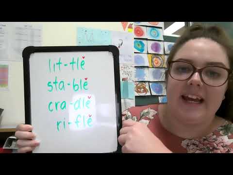 "The Silent Final e" is needed as there must be a vowel in each syllable.