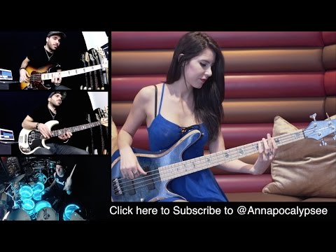 DAVID GUETTA - Dangerous [Bass & Drums Cover] with COOP3RDRUMM3R & ANNA SENTINA