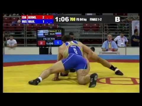 Finale 1-2 Freestyle 84 Kg (ISR) Ophir Abraham BERNSTEIN vs (RUS) Vladislav VALIEV