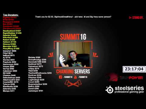 Summit1G (Twitch.tv) | Donation Battle for first place - Over $20k Donated Video