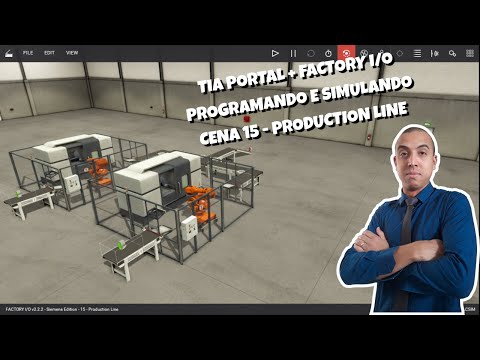 , title : 'TIA Portal + Factory I/O: Programando e Simulando - Cena 15 - Production Line'