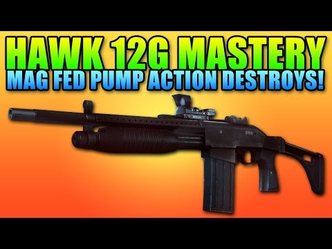 BF4 Hawk 12G Mastery Dog Tag - Pump Action Power! | Battlefield 4 Shotgun Gameplay