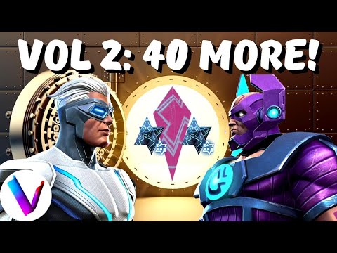 Vol 2: 40x 6 Star Quicksilver & Galan Cavalier Crystal Opening - MCoC - Cav Crystals Marvel Contest