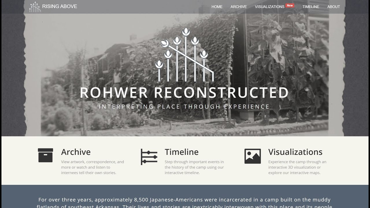 Using Digital Collections: Rohwer Reconstructed