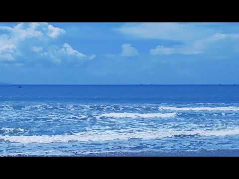 Fall Asleep with Powerful Waves at Night on Museddu Beach - Ocean Sounds for Deep Sleeping