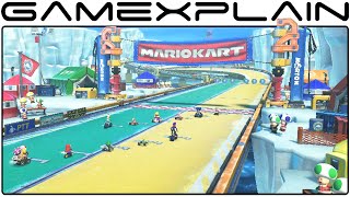 Mario Kart 8 DLC: Ice Ice Outpost Track (1080p 60fps)