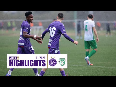 Goals, highlights, interviews: Austria Vienna - KF Dukagjini 5:0 (01/2026) #faklive #violatv