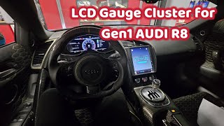 LCD Gauge Cluster for Gen1 AUDI R8
