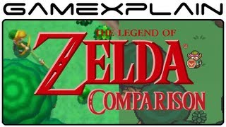 Zelda 3DS & Link to the Past Overworld Comparison (Head-to-Head)
