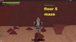 Roblox Swordburst 2 Floor 2 Maze Map Th Clip - 