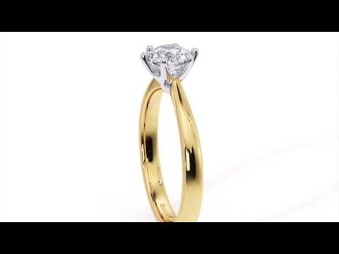 BELLEZZA - Round Diamond Engagement Ring (RB-H841-Y)