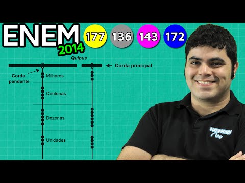 ENEM 2014 Matemática #37 - Sistema de Numeração Inca (quipus)