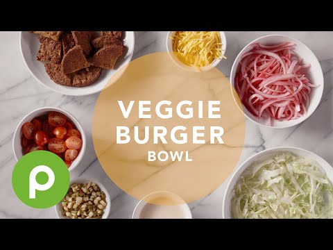 Veggie Burger Bowl. A Publix Aprons® Recipe.