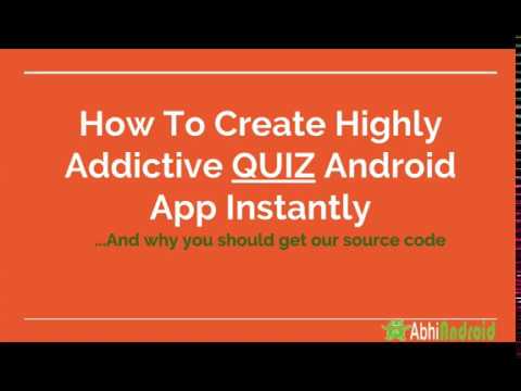 Quiz Game Demo App Video