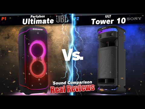 JBL Partybox Ultimate VS Sony ULT Tower 10 - Sound Test - Who Will Win?