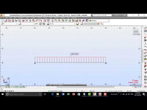 Design simple bar by Robot structural analysis 2015