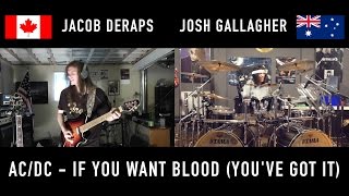 ACDC If You Want Blood (You Got It) Cover by Jacob Deraps and Josh Gallagher