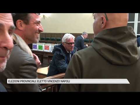 Vincenzo Napoli neo presidente della Provincia: «Incarico che affronterò con entusiasmo»
