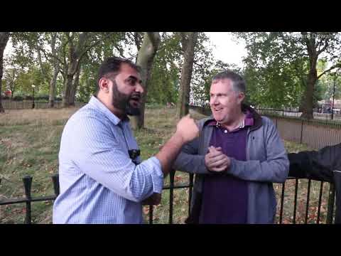 Bring Me Evidence! Adnan Vs Athiest Hyde Park Speakers Corner Hde park