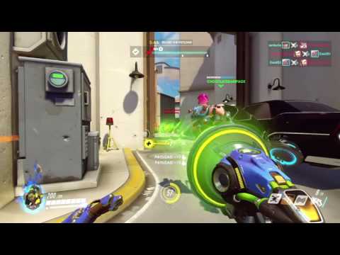 Overwatch Launch MP gameplay pt62 - Crazy Co-op Action In Hollywood