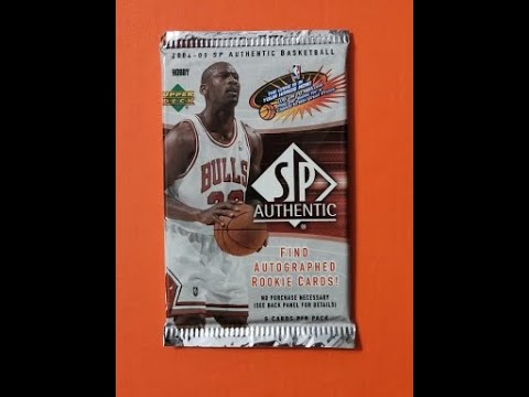 GRANDSON GUEST OPENER! A 2004-05 Upper Deck SP Authentic pack! Grant Hill - Ray Allen - Vince Carter