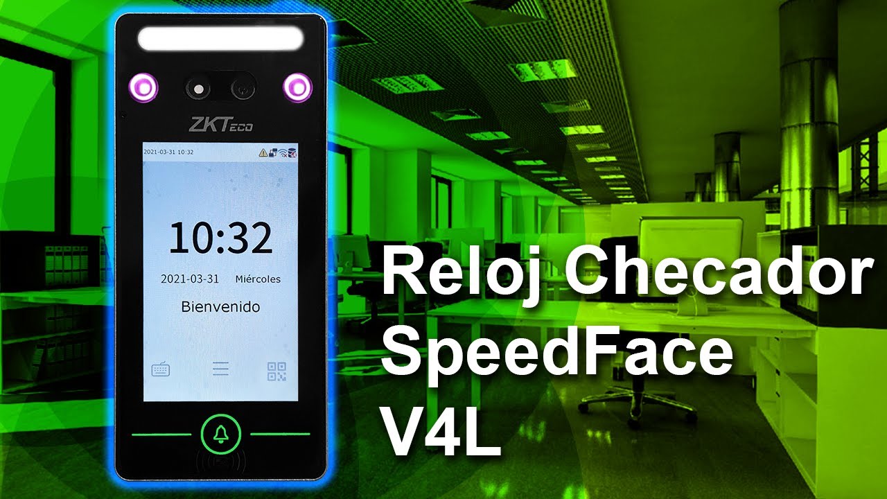 Reloj Checador SpeedFace V4L ZKTeco