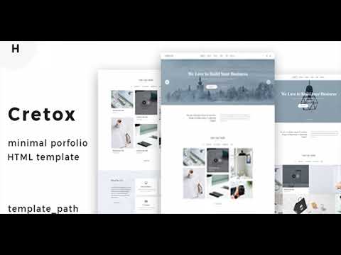 Cretox - Minimal Portfolio Template | Themeforest Website Templates and Themes
