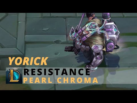 Resistance Yorick Pearl Chroma - League Of Legends