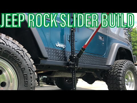 DIY Jeep Wrangler Rock Slider Build - Overland TJ YJ JK CJ7 Simple How To Welding Fab Project