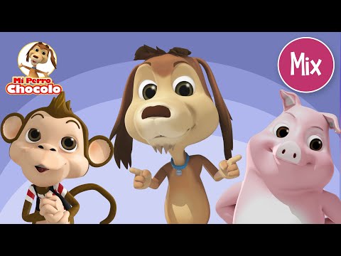 🎤 MIX DE CANCIONES INFANTILES PARA APRENDER ♫ CON EL PERRO CHOCOLO 🐾 | MÚSICA PARA JUGAR