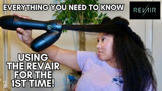 USING THE RevAir FOR THE 1ST TIME! | EVERYTHING YOU NEED TO KNOW | Ashkins Curls