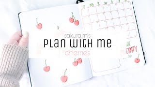 plan with me 🍒 cherries