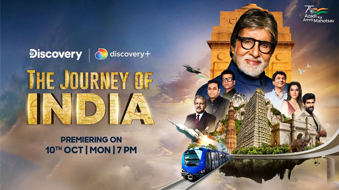 The Journey Of India | English Trailer | Amitabh Bachchan | discovery+