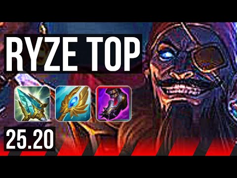 RYZE vs RIVEN (TOP) | 11/2/5 | KR Diamond | 25.20