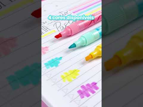 Vídeo do produto Marca Texto Croma Pastel - Sortido