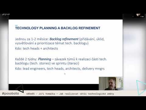Jiří Vomáčka Jak realizovat větší technologické změny