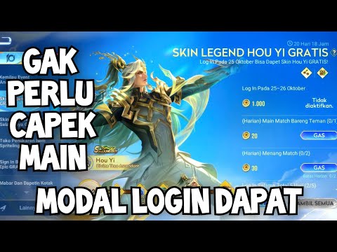 TENCENT BAIK SAMA HOK GLOBAL! DAPAT SKIN HOU YI SANXINGDUI MODAL LOGIN DOANG! HONOR OF KINGS