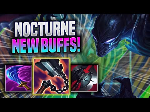 KOREAN CHALLENGER TRIES NOCTURNE WITH NEW BUFFS! - Challenger Plays Nocturne JUNGLE vs Rengar!