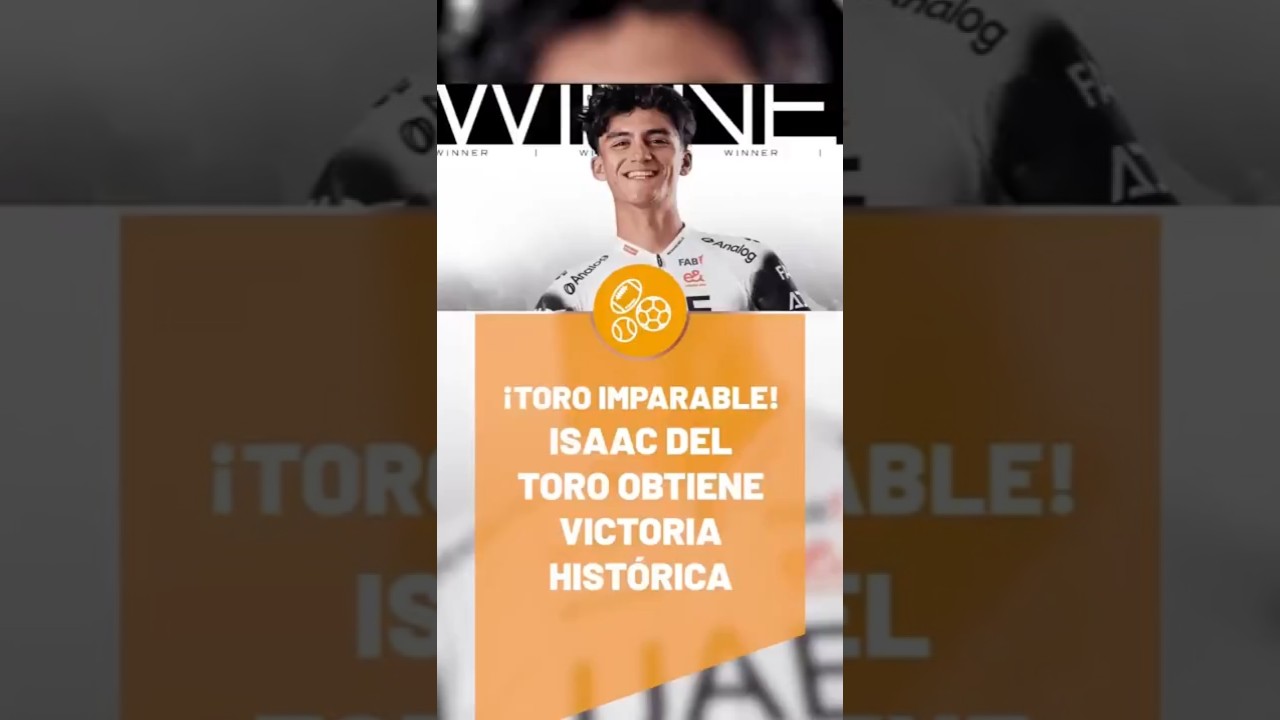 Isaac del toro esta a punto de romper un record en ciclismo tras victoria en Italia