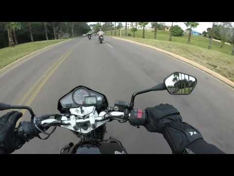 Chegada e Saída de Cachoeira do Sul - RS / 2 CB300r, XJ6, YZF-R3, CB 1000r e Hornet Carburada