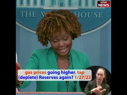 Q: gas prices going up, now do you deplete Reserve more or refill it?