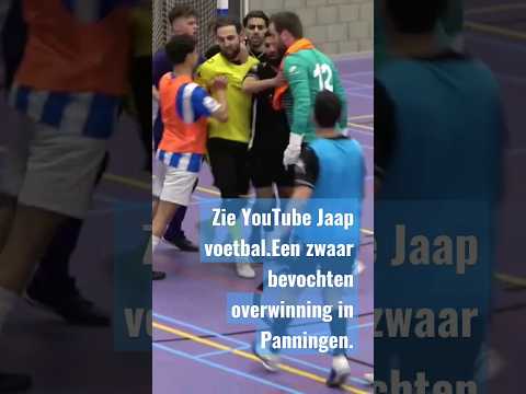 Een zwaar bevochten overwinning 😉 #futsal #emotie #opstootje.