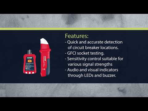 BESANTEK BST-CBF02 Circuit Breaker Finder With GFCI