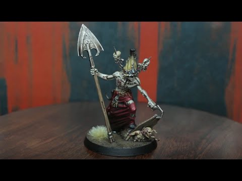 Speedpainting Warhammer Quest Cursed City: Gorslav the Gravekeeper