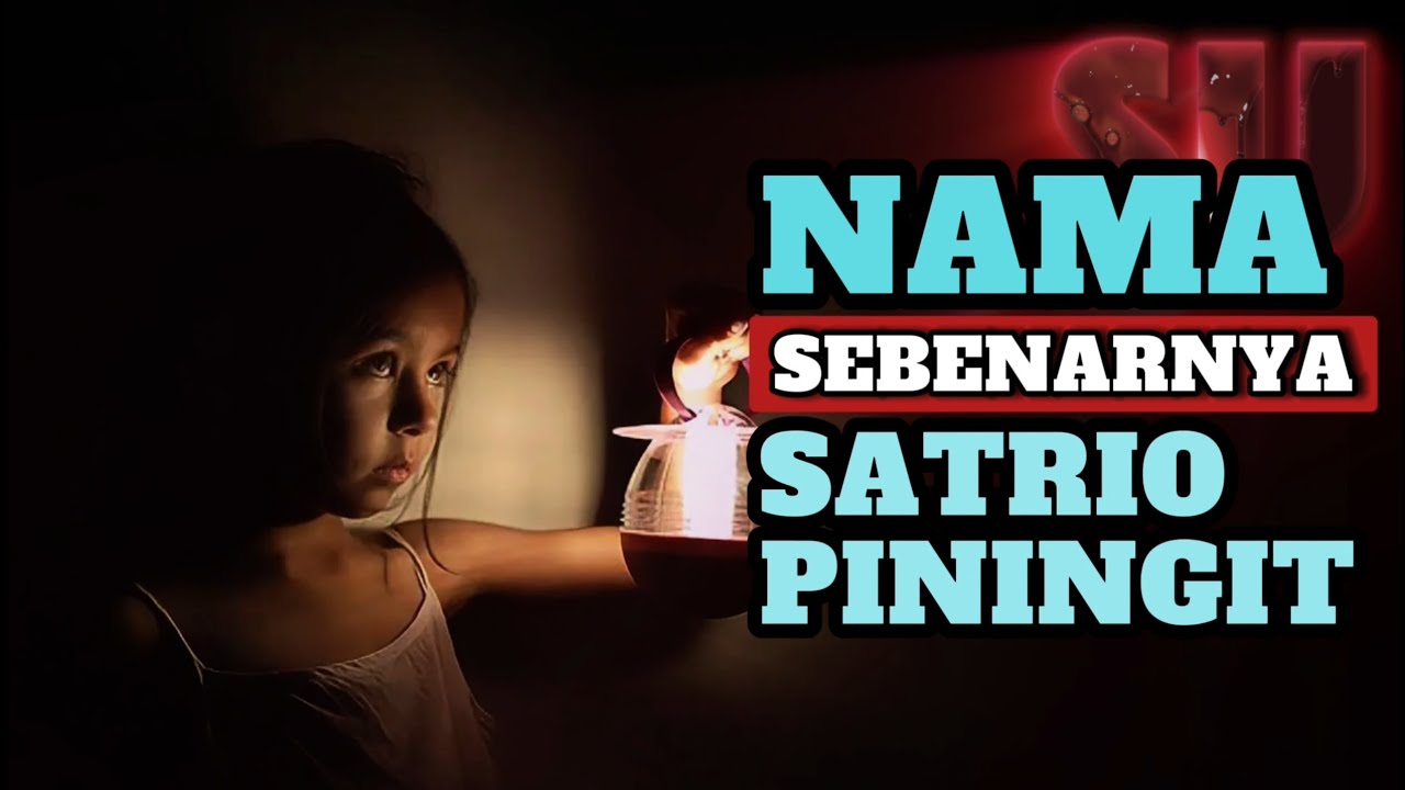 Nama sebenarnya SATRIO PININGIT ❓