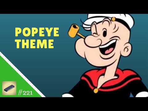 Popeye Theme - GAITA C Tablatura fácil