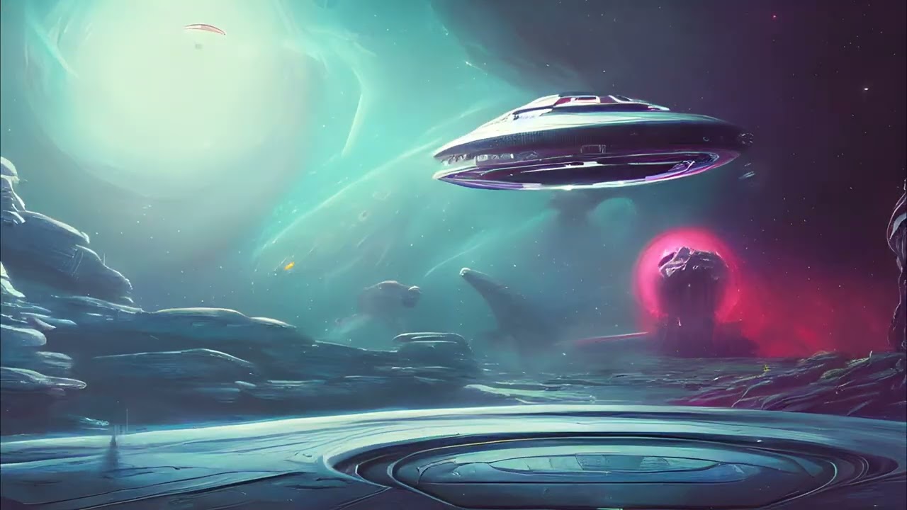 Alien Spaceship - AI Generated Video | Stable Diffusion