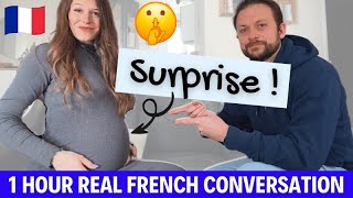 1 Hour Real French Conversation -  We