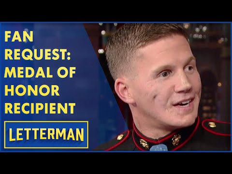 Fan Request: Medal of Honor Recipient, Cpl. Kyle Carpenter | Letterman