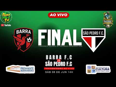 🔴 AO VIVO | FINAL REGIONAL DE PRESIDENTE BERNARDES|  06/06/2026 🔴